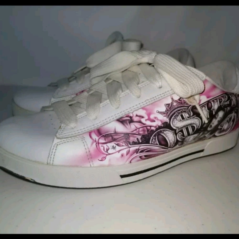 Osiris Serve Tattoo Street White/Hot Pink